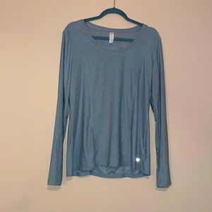 Marika Heather Green Long-sleeve Workout Top